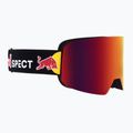 Skibrille Red Bull SPECT Line black/brown with red mirror/cloudy snow 6