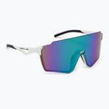 Sonnenbrille Red Bull SPECT Stun shiny white/smoke with purple-green mirror