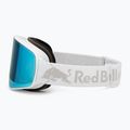 Skibrille Red Bull SPECT Rush white/ice blue snow/smoke with blue mirror 4