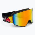 Skibrille Red Bull SPECT Rush black/red snow - orange with red mirror