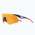 Red Bull SPECT Mark blau/braun mit rot-orangem Spiegel Sonnenbrille 3