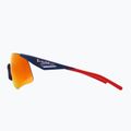 Red Bull SPECT Mark blau/braun mit rot-orangem Spiegel Sonnenbrille 5