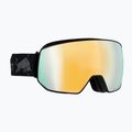 Red Bull SPECT Fink schwarz/rauch mit gelbem Spiegel Skibrille