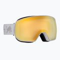 Skibrille Red Bull Spect Fink Photo matt white/brown with gold chrome x