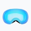 Skibrille Red Bull SPECT Bent Photo black/light blue with blue chrome x 2