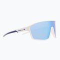Red Bull SPECT Daft weiß/rauch mit blauem Spiegel Sonnenbrille
