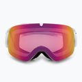 Skibrille Red Bull SPECT Rush matt white/red with pink purple mirror 2