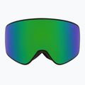 Skibrille Red Bull SPECT Rush matt black/brown with green mirror 4