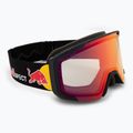 Skibrille Red Bull SPECT Jibb Photo matte black/brown with red chrom x