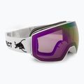 Skibrille Red Bull Spect Fink matt white/orange with purple mirror