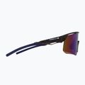 Red Bull SPECT Riddle grau/braun mit blauem Spiegel Sonnenbrille 4