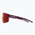 Sonnenbrille Red Bull SPECT Dakota matt blue-burgundy pattern/smoke red-purple mirror 4