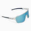 Sonnenbrille Red Bull SPECT Daft grey clear/smoke with blue mirror