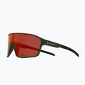 Sonnenbrille Red Bull SPECT Daft soft touch olive/brown red/orange mirror
