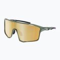 Sonnenbrille Red Bull SPECT Rumble matt olive/ brown with gold mirror 2