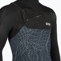 Men's ION Seek Core 3/2 mm Front Zip verzerrt schwarzer Neoprenanzug 4