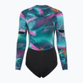 Women's Swim Foam ION Amaze Hot Shorty 1.5 Front Zip tropische Palme glitch