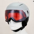 Giro Orbit Spherical matt hellgrau/vivid ember Skihelm 9