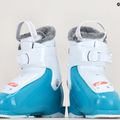 Nordica Speedmachine J1 Kinder Skischuhe hellblau/weiß/rosa 9
