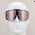 Fahrradbrille POC Devour opal blue translucent/clarity trail silver 8