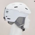 Briko Crystal X Damen-Skihelm matt perlweiß 8
