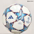 adidas UCL Junior 290 League Fußball 23/24 weiß/silbermetallic/bright cyan Größe 4 5