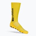 Herren Tapedesign Anti-Rutsch-Fußballsocken gelb