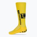Herren Tapedesign Anti-Rutsch-Fußballsocken gelb 2