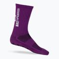 Herren Tapedesign Anti-Rutsch-Fußballsocken lila 2