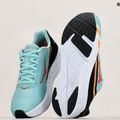 HOKA Rocket X Eierschale blau/schwarz Laufschuhe 10