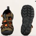 KEEN Seacamp II CNX dunkeloliv/goldfarben Kindersandalen 9