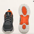 Herren SKECHERS Go Walk Arch Fit Idyllic anthrazit/weiß/orange Schuhe 10