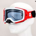 Fox Racing Airspace Core fluoreszierende rot/Rauch Fahrradbrille 8