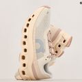 Women's On Running Cloudmonster moon/fawn Laufschuhe 10