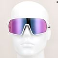 GOG Okeanos matt weiß/schwarz/polychromatisch lila-grün Sonnenbrille 7