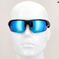 GOG Benelli mattschwarze/polychromatische weiß-blaue Sonnenbrille 13