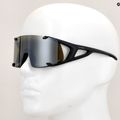 Alpina Hawkeye Q-Lite schwarz matt/silber verspiegelt Sonnenbrille 8