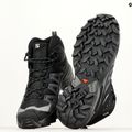 Herren-Trekkingschuhe Salomon Cross Hike MID GTX 2 schwarz/schwarz/magnet 12