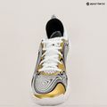 Under Armour Spawn 6 Basketball Schuhe weiß/schwarz/metallic gold 15