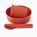Campinggeschirr Set Sea to Summit Passage Dinnerware spicy orange
