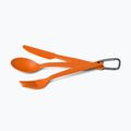 Besteck Sea To Summit Camp Cutlery Set burnt orange 2