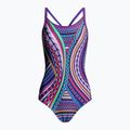 Einteiliger Damen-Badeanzug Funkita Diamond Back lila FS11L0153008