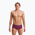 Badehose Herren Funky Trunks Sidewinder Trunks dunkelblau-rot FTS1M71411 5