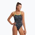 Funkita Strapped In One Piece Damen Badeanzug Grau FS38L7141608 5