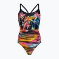 Damen einteiliger Badeanzug Funkita Diamond Back One Piece Sonnenuntergang Stadt