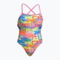 Funkita Strapped In One Piece Damen-Badeanzug poka palm