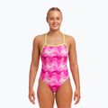 Funkita Tie Me Tight One Piece Damen-Badeanzug rosa Kappen 2