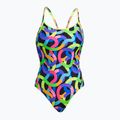 Damen einteiliger Badeanzug Funkita Diamond Back One Piece hat Würmer