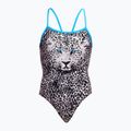 Damen-Badeanzug Funkita Single Strap One Piece weiß Walker