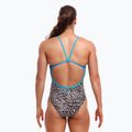 Damen-Badeanzug Funkita Single Strap One Piece weiß Walker 3